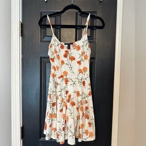 Forever 21 V-Neck Floral Sun dress